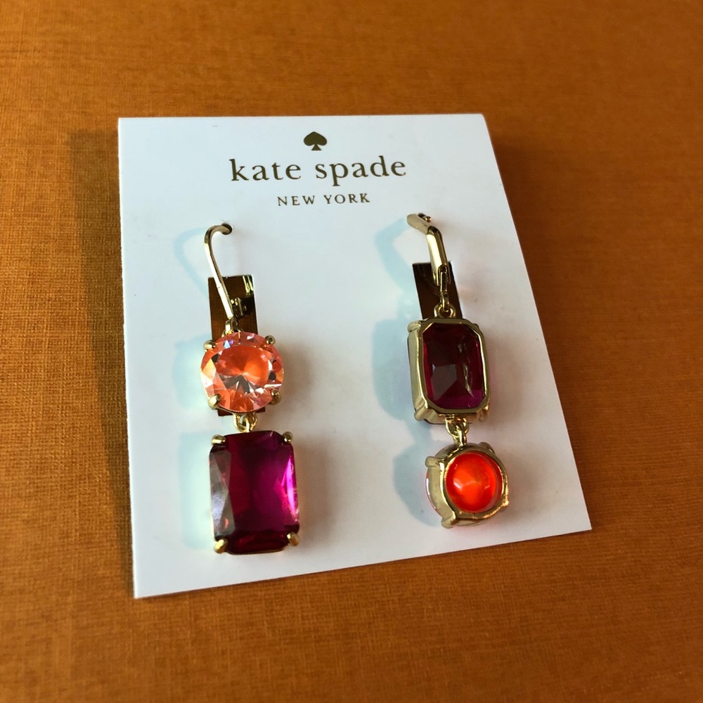 ‘Shine On’ Pink Multicolor Kate Spade Earrings